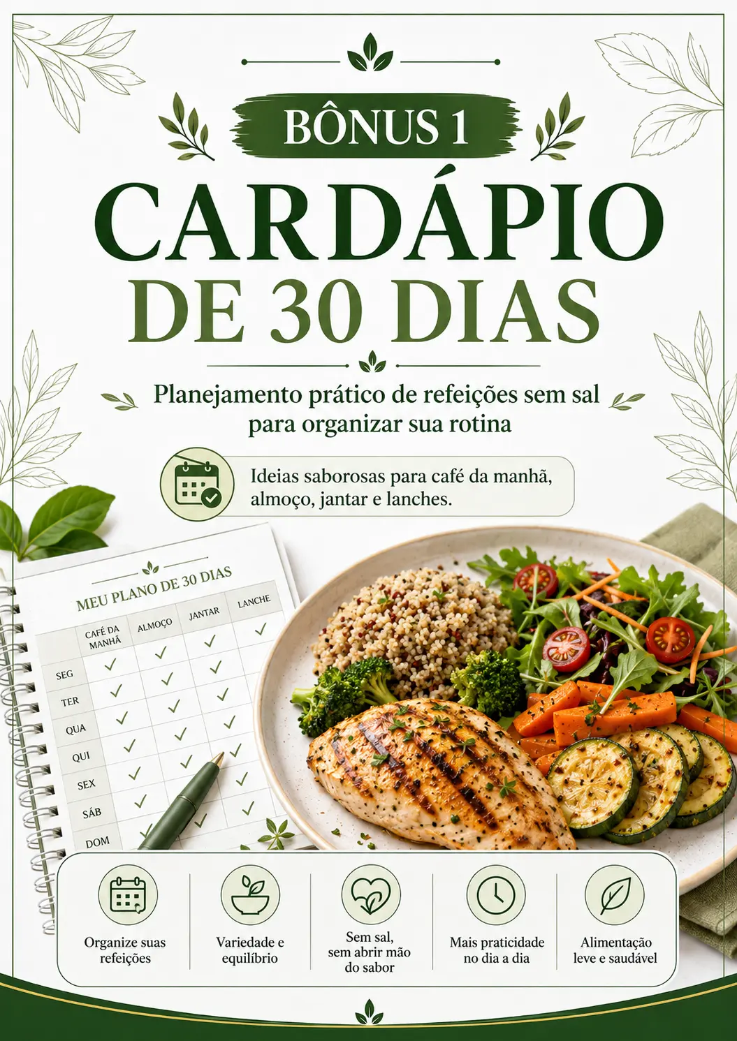 Cardápio de 30 Dias